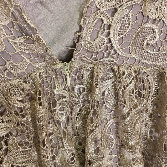 Silver Lace Dress - Picture 5 of 7